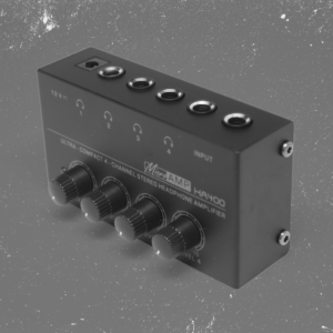 Amplificador de audífonos de 4 salidas